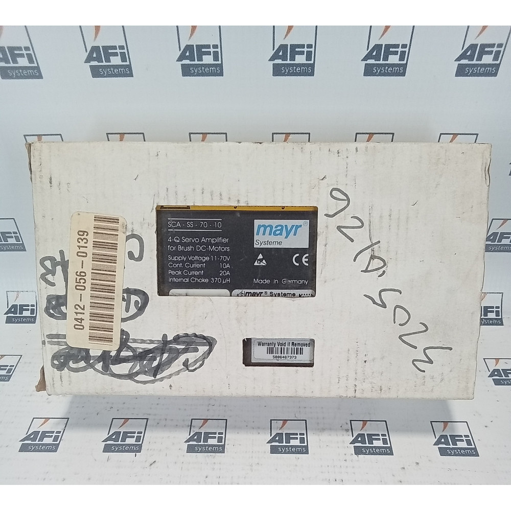 Trident SCA-SS-70-10 SERVO AMPLIFIER 4-Q FOR BRUSH DC MOTORS E-MOTION