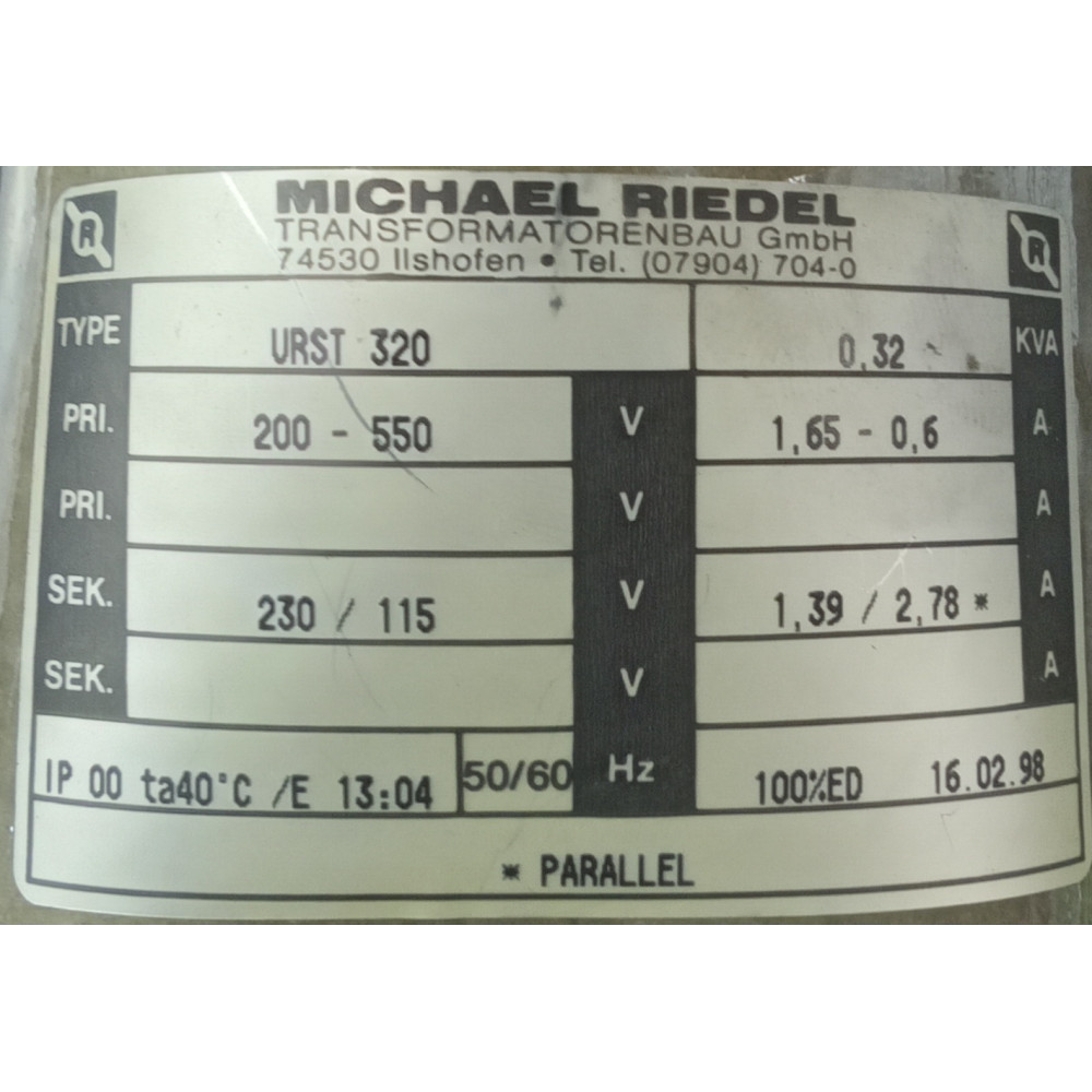 MICHAEL RIEDEL URST320