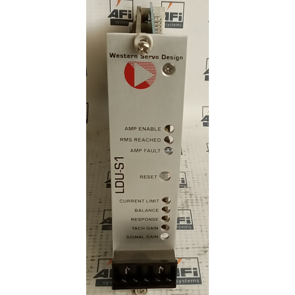 Western Servo Design, Inc. PC-000-0136A (LDU-S1) LOW POWER HIGH PERFORMANCE BRUSHED ADJUSTABLE SERVO AMPLIFIER 5AMP PEAK