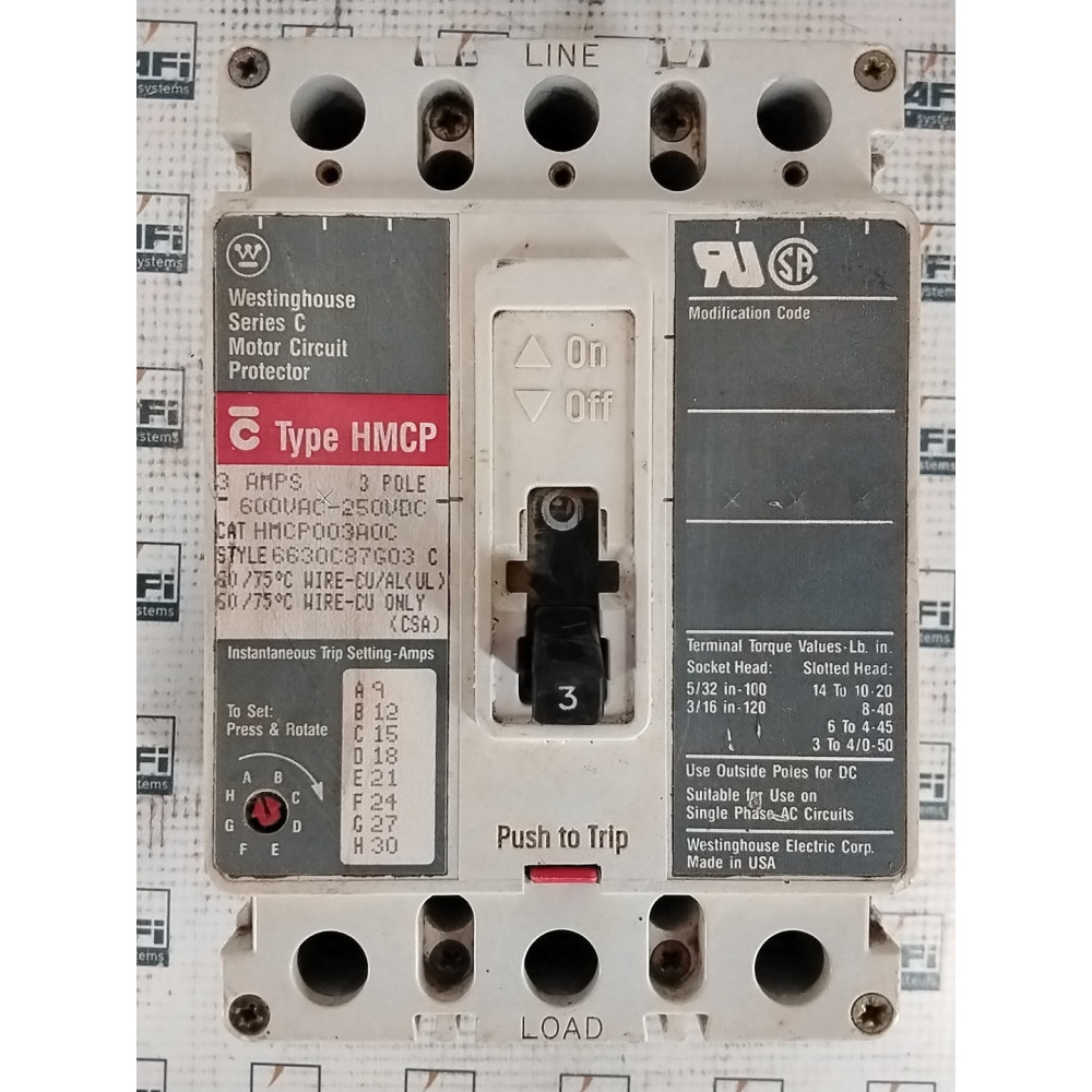 HMCP-3A-3P Westinghouse