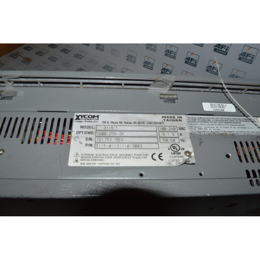 Xycom Automation 3115T OPERATOR INTERFACE CRT TERMINAL