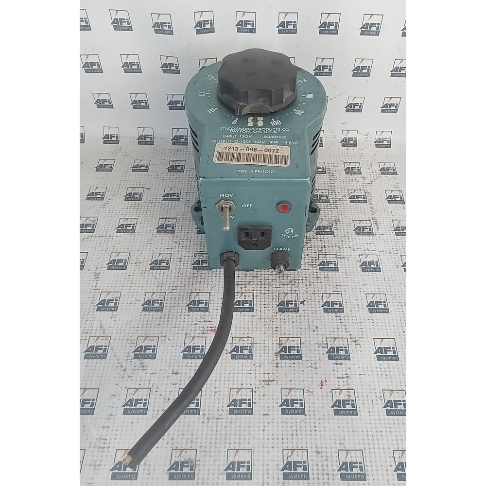 STACO ENERGY PRODUCTS 3PN1010 VARIABLE AUTOTRANSFORMER